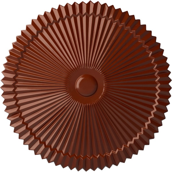 Ekena Millwork Shakuras Ceiling Medallion (Fits Canopies up to 5"), Hand-Painted Firebrick, 24"OD x 3"P CM24SHFIF - main